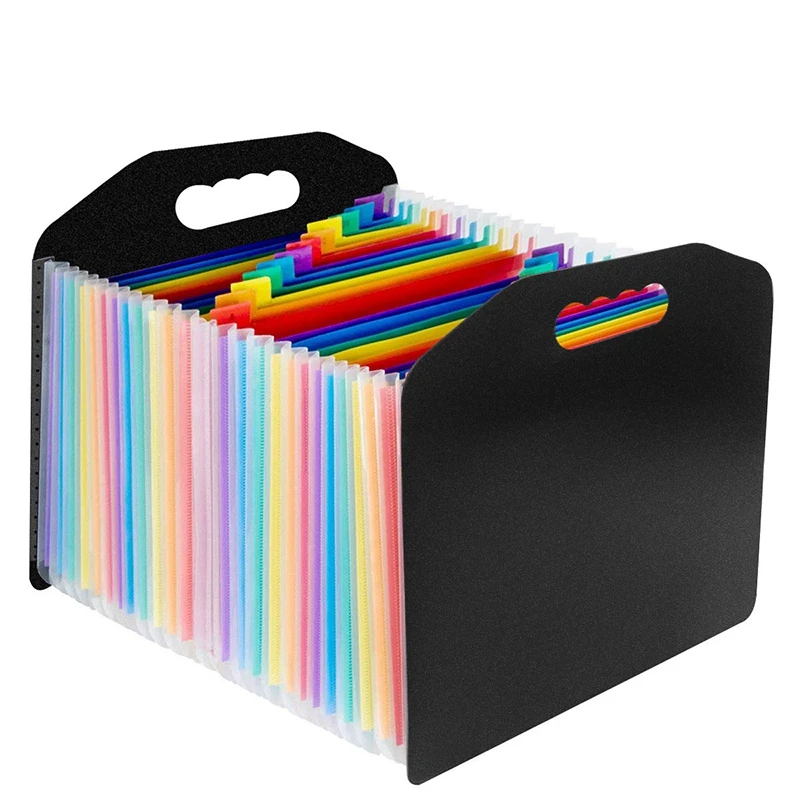 Large Capacity,24 Pockets Expanding File Folder A4 Expandable File Paper Organizer with Handle Accordion Document Case
Large Capacity,24 Pockets Expanding File Folder A4 Expandable File Paper Organizer with Handle Accordion Document Case