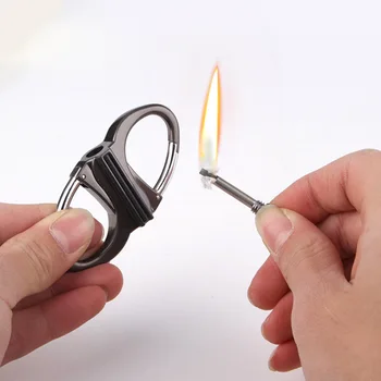

10,000 Times Lighted Match Kerosene Lighter Keychain Multifunctional Outdoor Waterproof Million Matches Fire Starter Mens Gift