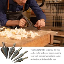 5pcs HSS Step Drill Bit 50 Size Step Drill Bit Set Cobalt Multiple Hole Tool Drilling For Metal Woodworking Power Tool
5pcs HSS Step Drill Bit 50 Size Step Drill Bit Set Cobalt Multiple Hole Tool Drilling For Metal Woodworking Power Tool