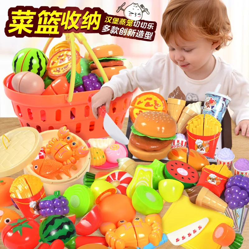 Children Fruit & Vegetable Slicer Cut Fruit Toy Cutting Play House Kitchen Toy Hamburg Set
Children Fruit & Vegetable Slicer Cut Fruit Toy Cutting Play House Kitchen Toy Hamburg Set