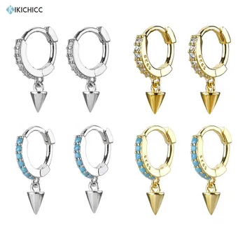 Kikichicc 925 Sterling Silver Mini 6.5mm Spike Huggie Small Hoops Loops Circle CZ Zircon Multi Color Women Wedding Jewelry
Kikichicc 925 Sterling Silver Mini 6.5mm Spike Huggie Small Hoops Loops Circle CZ Zircon Multi Color Women Wedding Jewelry