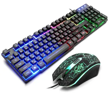 Luminous Keyboard with Mouse Set Russian Ergonomic Waterproof Mechanical Keypad AS99
Luminous Keyboard with Mouse Set Russian Ergonomic Waterproof Mechanical Keypad AS99