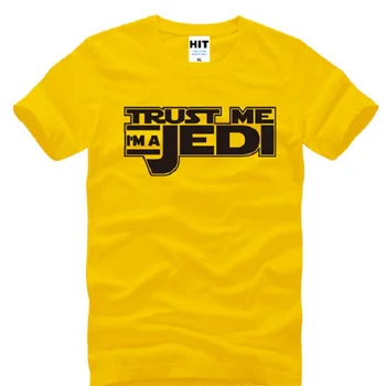 New Summer Star Wars T Shirts Men Cotton Short Sleeve TRUST ME I AM A JEDI Men's T-Shirt Fashion Male Tee Shirts Top Brands Hot 
New Summer Star Wars T Shirts Men Cotton Short Sleeve TRUST ME I AM A JEDI Men's T-Shirt Fashion Male Tee Shirts Top Brands Hot