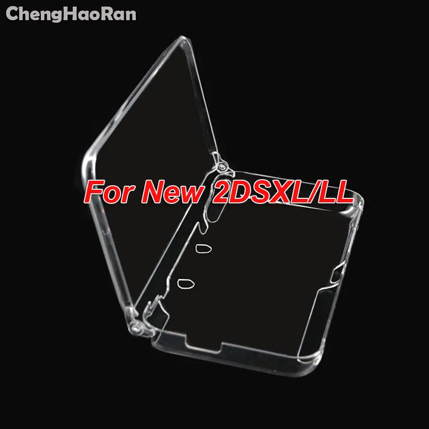 

ChengHaoRan Case Cover for Nintendo NEW 2DSXL 2DSLL Hard Transparent Crystal Protective Shell for Nintendo NEW 2DS XL/LL