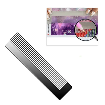 Diamond Painting Drawing Ruler Dot Drill Diamond Embroidery Mesh Ruler Stainless Steel Ruler Diamond Painting Tools
Diamond Painting Drawing Ruler Dot Drill Diamond Embroidery Mesh Ruler Stainless Steel Ruler Diamond Painting Tools