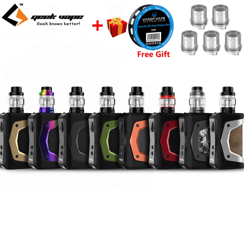 Geekvape Aegis X Kit 200W Aegis X Mod and 5.5ml Cerberus tank Waterproof Electronic Cigarette Vape Vaporizer Kit VS Aegis Solo
Geekvape Aegis X Kit 200W Aegis X Mod and 5.5ml Cerberus tank Waterproof Electronic Cigarette Vape Vaporizer Kit VS Aegis Solo