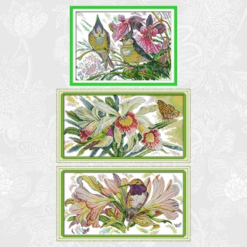 The bird and flower Patterns Count Cross stitch kits Handwork Print Canvas Butterflies over Flowers Embroidery Needlework
The bird and flower Patterns Count Cross stitch kits Handwork Print Canvas Butterflies over Flowers Embroidery Needlework