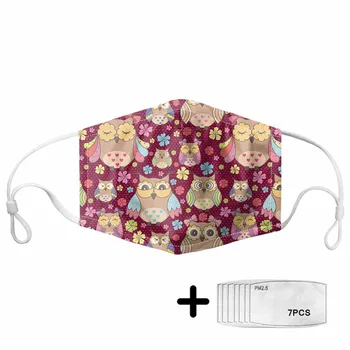 Cute Animal Owl Design Girls Face Mouth Cover Masks 7pcs PM2.5 Filter Kids Germ Protection Masque For Children Soft Mascarills
Cute Animal Owl Design Girls Face Mouth Cover Masks 7pcs PM2.5 Filter Kids Germ Protection Masque For Children Soft Mascarills