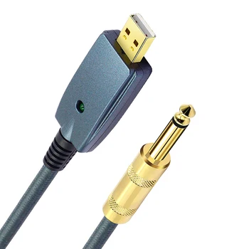 USB to 6.35mm Guitar Cable 3m Guitar Dock to PC USB Recording Connection Cable Adapter Compatible Windows MacOS JHP-Best
USB to 6.35mm Guitar Cable 3m Guitar Dock to PC USB Recording Connection Cable Adapter Compatible Windows MacOS JHP-Best