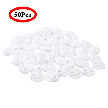 50Pcs Plastic Cord Locks End Toggle Double Hole Spring Stopper Sliding Fastener Buttons Drawstrings Bags Shoelaces Accessories
50Pcs Plastic Cord Locks End Toggle Double Hole Spring Stopper Sliding Fastener Buttons Drawstrings Bags Shoelaces Accessories