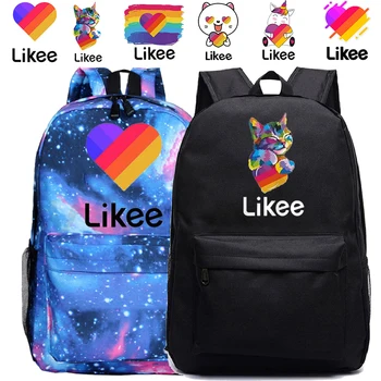 New pattern Likee Backpack for Students LIKEE Video App Bookbag Softback Laptop Travel Backpack for Teenage Girls Boys schoolbag
New pattern Likee Backpack for Students LIKEE Video App Bookbag Softback Laptop Travel Backpack for Teenage Girls Boys schoolbag
