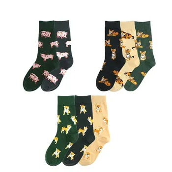 Women New Funny Print Socks Cute Cotton Animal Cat Pig Cartoon Socks Women Novelty Kawaii Long Socks Cheap High Quality
Women New Funny Print Socks Cute Cotton Animal Cat Pig Cartoon Socks Women Novelty Kawaii Long Socks Cheap High Quality