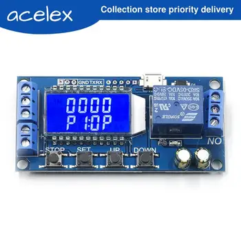 6-30V Micro USB Digital LCD Display Time Delay Relay Module Control Timer Switch Trigger Cycle Module XY-LJ02
6-30V Micro USB Digital LCD Display Time Delay Relay Module Control Timer Switch Trigger Cycle Module XY-LJ02
