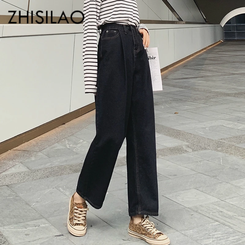 Boyfriends Jeans Women Plus Size High Waist Vintage Jeans Mujer Straight Mom Jeans Feminino Street Black Denim Pants Chic 
Boyfriends Jeans Women Plus Size High Waist Vintage Jeans Mujer Straight Mom Jeans Feminino Street Black Denim Pants Chic