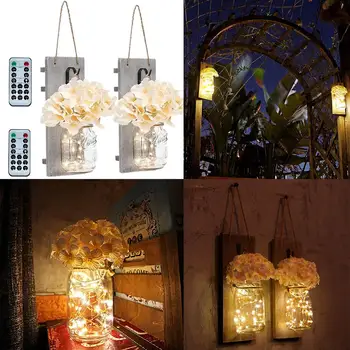 2pcs Retro LED Wooden Board Mason Jar Light Simulation Flower String Lamp Retro Hanging Wall Bottle Christmas Light
2pcs Retro LED Wooden Board Mason Jar Light Simulation Flower String Lamp Retro Hanging Wall Bottle Christmas Light