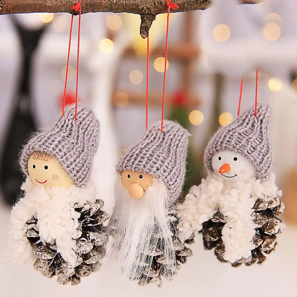 3pcs home decorations for living room christmas creative old man