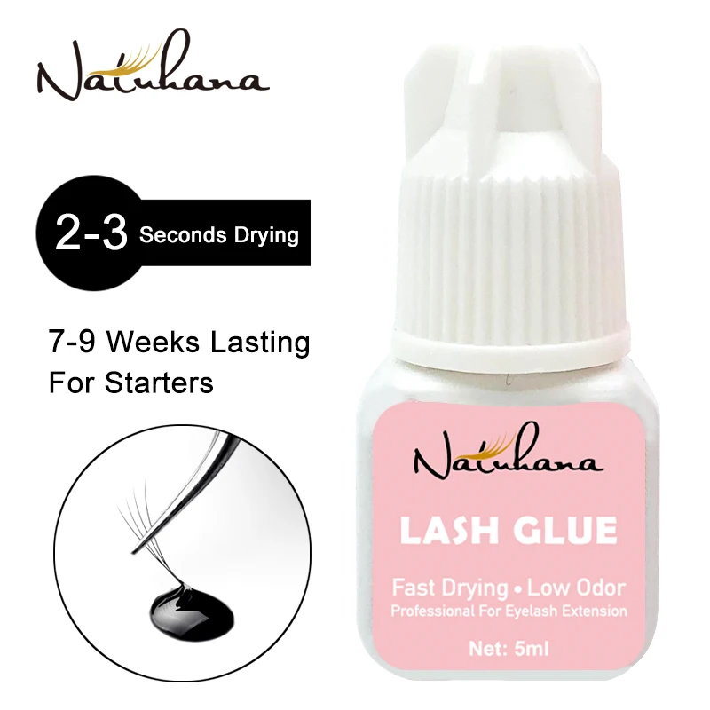 NATUHAHA 5ml 2-3Seconds Fast Dry Extremely Strong Black Eyelash Extension Glue Professional No Simulation Eye Lash Adhesive Glue
NATUHAHA 5ml 2-3Seconds Fast Dry Extremely Strong Black Eyelash Extension Glue Professional No Simulation Eye Lash Adhesive Glue