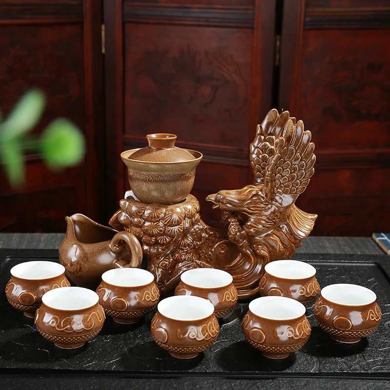 Tea Set Household Clay Simple Fully Semi-automatic Lazy Kung Fu Drink Tea Making Device Ceramic cha hu bei Whole Set
Tea Set Household Clay Simple Fully Semi-automatic Lazy Kung Fu Drink Tea Making Device Ceramic cha hu bei Whole Set