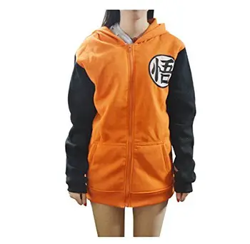 Bonamana Dragon Ball Z Goku Kame-Symbol orange Erwachsenen Kapuzenpullover mit Reißverschluss
Bonamana Dragon Ball Z Goku Kame-Symbol orange Erwachsenen Kapuzenpullover mit Reißverschluss