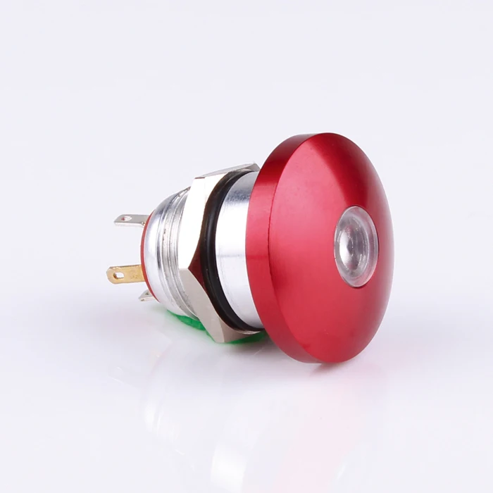 16mm Metal Waterproof Push Button Switch dot lamp button mushroom Momentary with LED NO press button
16mm Metal Waterproof Push Button Switch dot lamp button mushroom Momentary with LED NO press button