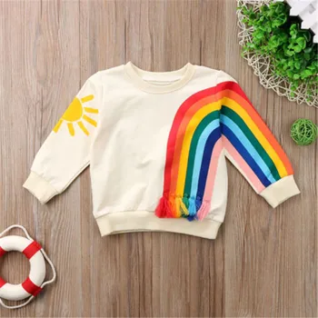 Modis Pudcoco Toddler Baby Kid Girl Coats Cool Rainbow Sunshine print Shirt autumn Clothes long sleeve Jackets Coats baby girls 
Modis Pudcoco Toddler Baby Kid Girl Coats Cool Rainbow Sunshine print Shirt autumn Clothes long sleeve Jackets Coats baby girls