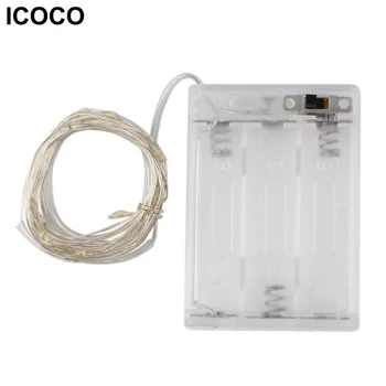 10M 100 LED 3AA Battery Silver Wire String Light Fairy Lamp Decorative Light With 8 Function Remote Control And Battery Box
10M 100 LED 3AA Battery Silver Wire String Light Fairy Lamp Decorative Light With 8 Function Remote Control And Battery Box