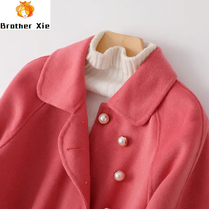 100% Wool China style double faced cashmere coat women's new mid long loose wool coat in autumn and winter 2020 Vintage net red
100% Wool China style double faced cashmere coat women's new mid long loose wool coat in autumn and winter 2020 Vintage net red