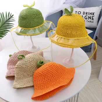 Children Anti-spitting Protective Hat Handmade Straw Sun Hat Kids Transparent Face Protective Fisherman Hat Multi-Color
Children Anti-spitting Protective Hat Handmade Straw Sun Hat Kids Transparent Face Protective Fisherman Hat Multi-Color