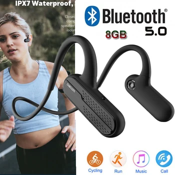 IPX7 Waterproof Bluetooth 5.0 Bone Conduction Headphone 8GB Music Player Sport Headset with MIC for Handsfree
IPX7 Waterproof Bluetooth 5.0 Bone Conduction Headphone 8GB Music Player Sport Headset with MIC for Handsfree