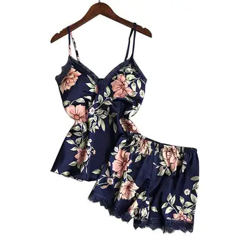 Summer Printing Pajama Sets for Women Cotton Sleepwear Girls Sleeveless Sexy Lingerie Two Piece Set Top Quality Wholesale
Summer Printing Pajama Sets for Women Cotton Sleepwear Girls Sleeveless Sexy Lingerie Two Piece Set Top Quality Wholesale