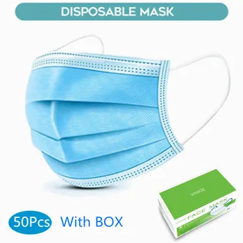 50Pcs Disposable Protective Mask Anti-Dust Anti-Fog comfortable and breathable 3 layers Thickened Earloop Mouth Mask
50Pcs Disposable Protective Mask Anti-Dust Anti-Fog comfortable and breathable 3 layers Thickened Earloop Mouth Mask