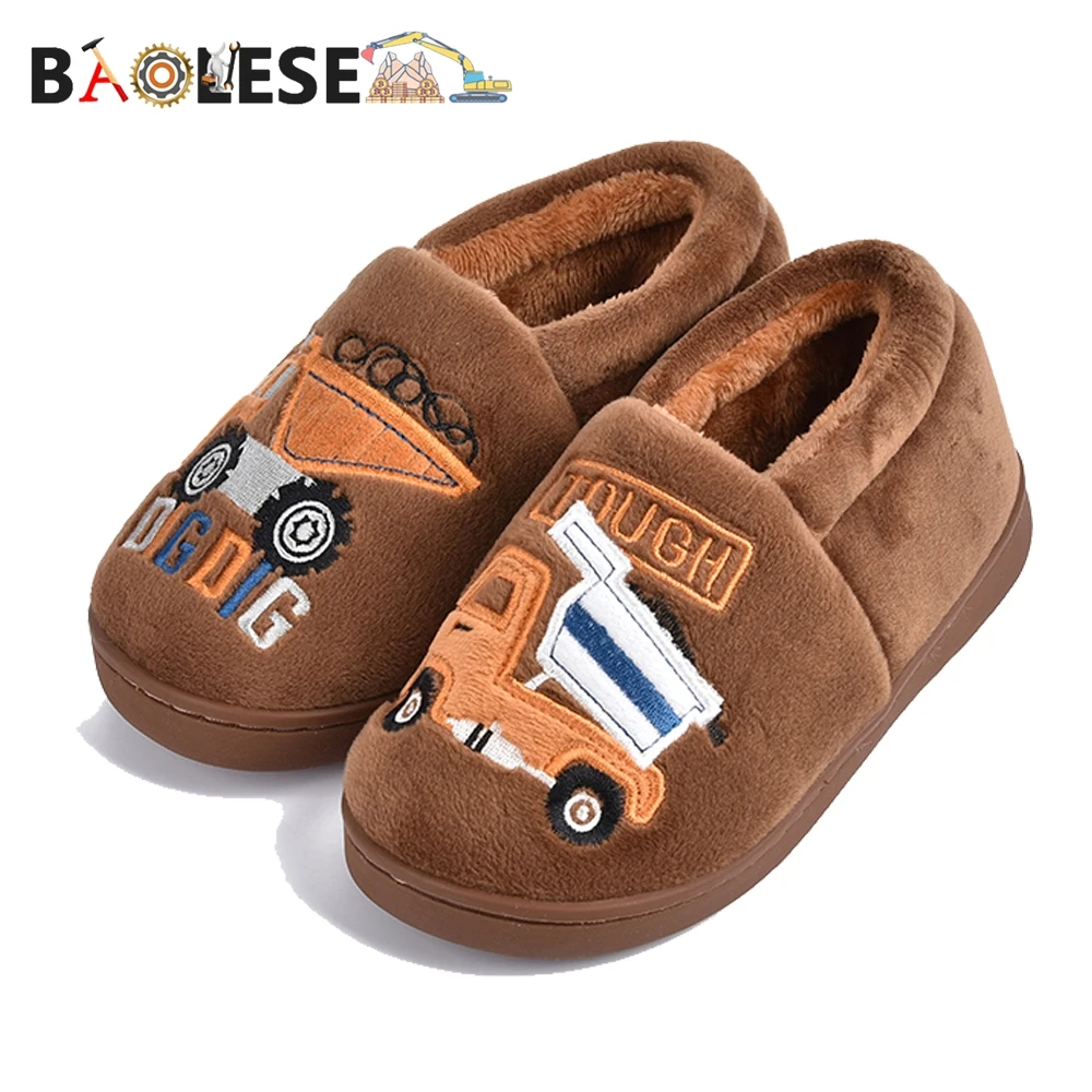 BAOLESEM Kids Slippers Children Slippers Boy Cute Cartoon Child Winter Shoes Anti-skid Warm Slip On Fur Lined Warm Boy Shoes
BAOLESEM Kids Slippers Children Slippers Boy Cute Cartoon Child Winter Shoes Anti-skid Warm Slip On Fur Lined Warm Boy Shoes