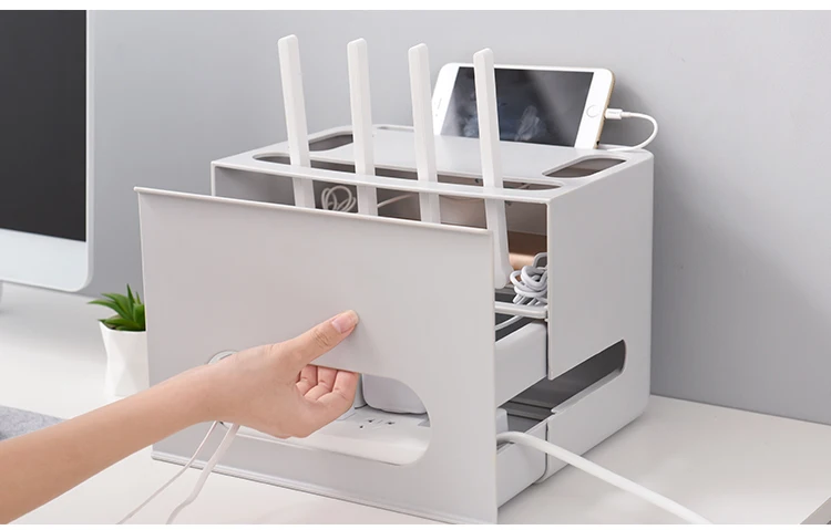 Double Layers Drawer Type WIFI Router Storage Box 34 Double Layers Drawer Type WIFI Router Storage Box 24