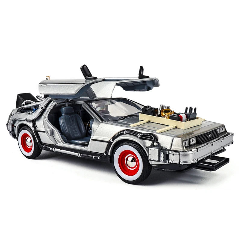 1/24 Scale Metal Alloy Car Diecast Model Part 1 2 3 Time Machine DeLorean DMC-12 Model Toys Welly Back To The Future Decoration
1/24 Scale Metal Alloy Car Diecast Model Part 1 2 3 Time Machine DeLorean DMC-12 Model Toys Welly Back To The Future Decoration