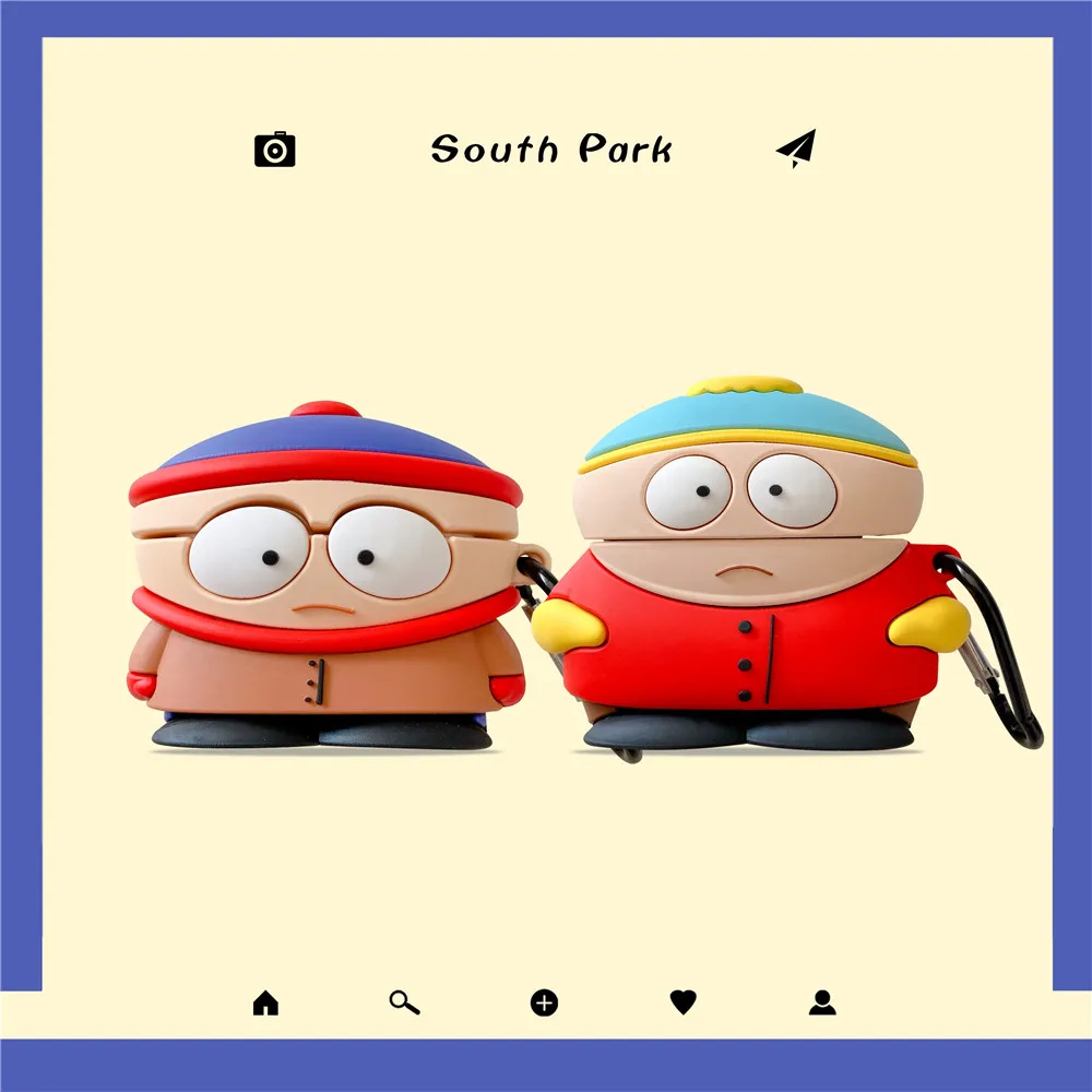 Luxury Cartoon Earphone South Park Case For Airpods 1 2 3 Pro Wireless Bluetooth Headset Cute Doll Accessories Cover For Airpods Aliexpress Consumer Electronics