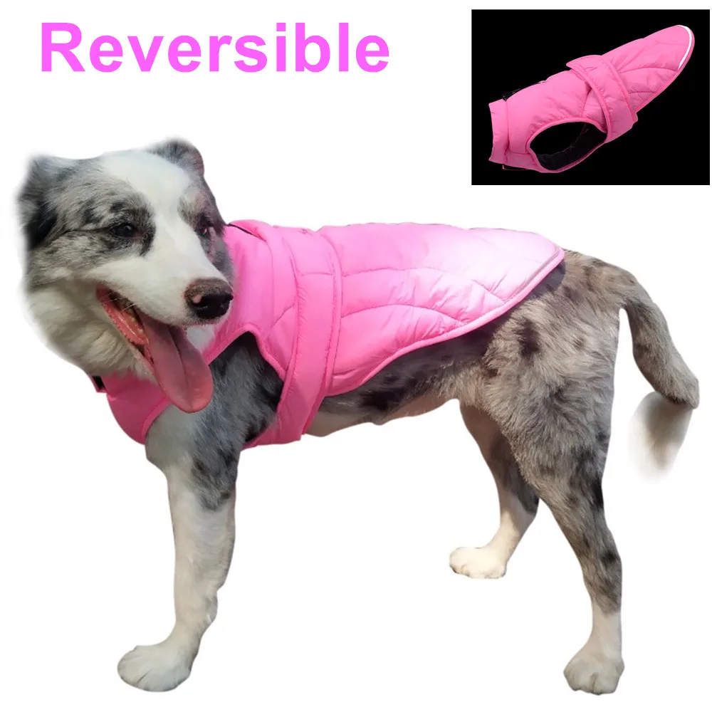 Dog Clothes Reflective Dog Jacket Small Big Dogs Soft Fleece Coats Autumn Winter Warm Dogs Pets Clothing Dropshipping
Dog Clothes Reflective Dog Jacket Small Big Dogs Soft Fleece Coats Autumn Winter Warm Dogs Pets Clothing Dropshipping