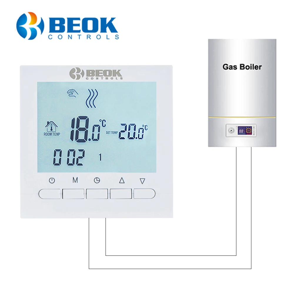 Beok Wired Digital Room Thermostat for Gas Boiler Heating Thermostat 3A Programmable Boiler Thermoregulator Battery Powered
Beok Wired Digital Room Thermostat for Gas Boiler Heating Thermostat 3A Programmable Boiler Thermoregulator Battery Powered