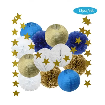 National Day Holiday Decor 8“ Gold Royal Blue Paper Round Lantern White Honeycomb Ball Kids Birthday Baby Shower DIY Ornaments
National Day Holiday Decor 8“ Gold Royal Blue Paper Round Lantern White Honeycomb Ball Kids Birthday Baby Shower DIY Ornaments