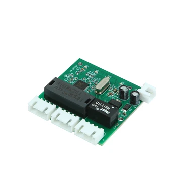 Built-in Wiring Box Mini 3-port Internet Switch Module Low Power Consumption 5V Embedded 100MB Network Switch Board
Built-in Wiring Box Mini 3-port Internet Switch Module Low Power Consumption 5V Embedded 100MB Network Switch Board
