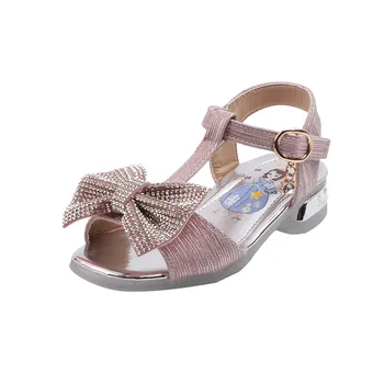 Children Sandals Princess Bowtie Butterfly-knot With Rhinestone Girls Sandals T-strap Square High Heeled Summer Shoes Princess
Children Sandals Princess Bowtie Butterfly-knot With Rhinestone Girls Sandals T-strap Square High Heeled Summer Shoes Princess