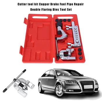 CT-2029 Cutter tool kit Copper Brake Fuel Pipe Repair Double Flaring Dies Tool Set For Cutting Flaring Tools for Refrigeration
CT-2029 Cutter tool kit Copper Brake Fuel Pipe Repair Double Flaring Dies Tool Set For Cutting Flaring Tools for Refrigeration