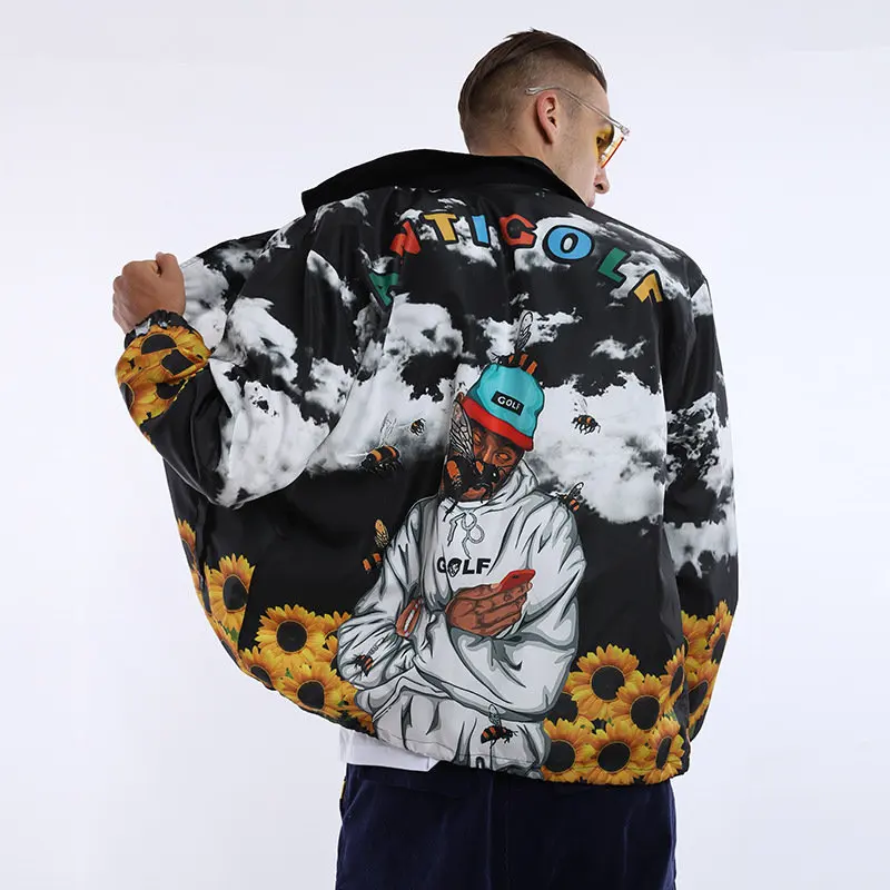 2019 New Hip Hop Style Streetwear Casual Bomber Jacket Men Coat Fashion Rapper Printed Mens Jackets Jaqueta Masculina
2019 New Hip Hop Style Streetwear Casual Bomber Jacket Men Coat Fashion Rapper Printed Mens Jackets Jaqueta Masculina