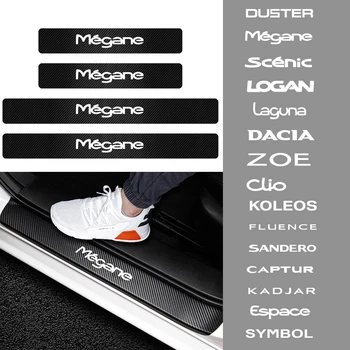 Car Styling 4Pcs 3D Carbon Fiber Door Sill Protector Sticker for Renault DACIA Duster Megane Scenic Logan Loguna Zoe Koleos etc
Car Styling 4Pcs 3D Carbon Fiber Door Sill Protector Sticker for Renault DACIA Duster Megane Scenic Logan Loguna Zoe Koleos etc