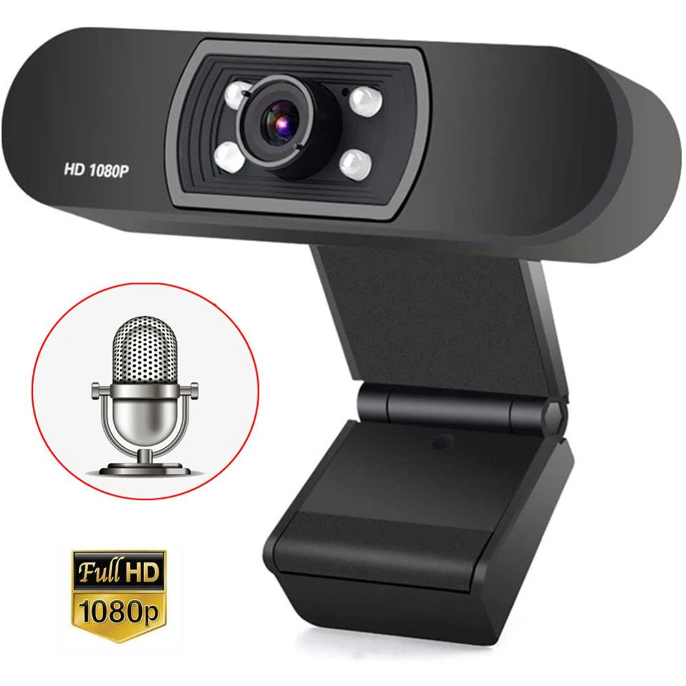 HD Portable Webcam 1080P Web Camera With Built-in HD Microphone 1920 1080p USB Plug Widescreen Video Online Course Camera
HD Portable Webcam 1080P Web Camera With Built-in HD Microphone 1920 1080p USB Plug Widescreen Video Online Course Camera