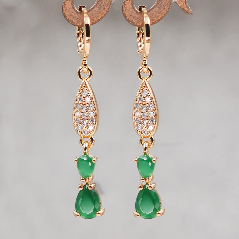 New Bohemian Dangle Drop Earrings for Women's earrings waterdrop Zircon Drop Earrings Trendy Jewelry for Party Wedding Gift
New Bohemian Dangle Drop Earrings for Women's earrings waterdrop Zircon Drop Earrings Trendy Jewelry for Party Wedding Gift