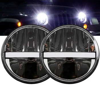 2pcs 7 Inch LED Headlights with DRL & Amber Turn Signal For Jeep Wrangler Jk TJ Fj Hummer Trucks Off Road Lights Lada niva 4x4
2pcs 7 Inch LED Headlights with DRL & Amber Turn Signal For Jeep Wrangler Jk TJ Fj Hummer Trucks Off Road Lights Lada niva 4x4