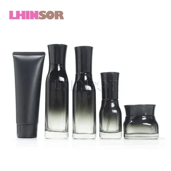 5pcs/lot Black Gradient Transparent Glass Cosmetic Tube Cream Jars Spray Lotion Press Pump Bottles Cosmetic Packaging Container
5pcs/lot Black Gradient Transparent Glass Cosmetic Tube Cream Jars Spray Lotion Press Pump Bottles Cosmetic Packaging Container