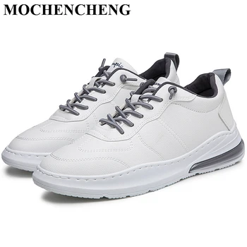 New Men Casual Shoes Spring Summer Lace-up Sneakers Leather Platform White Black Footwear Style Design Male Flat Leisure Shoes
New Men Casual Shoes Spring Summer Lace-up Sneakers Leather Platform White Black Footwear Style Design Male Flat Leisure Shoes