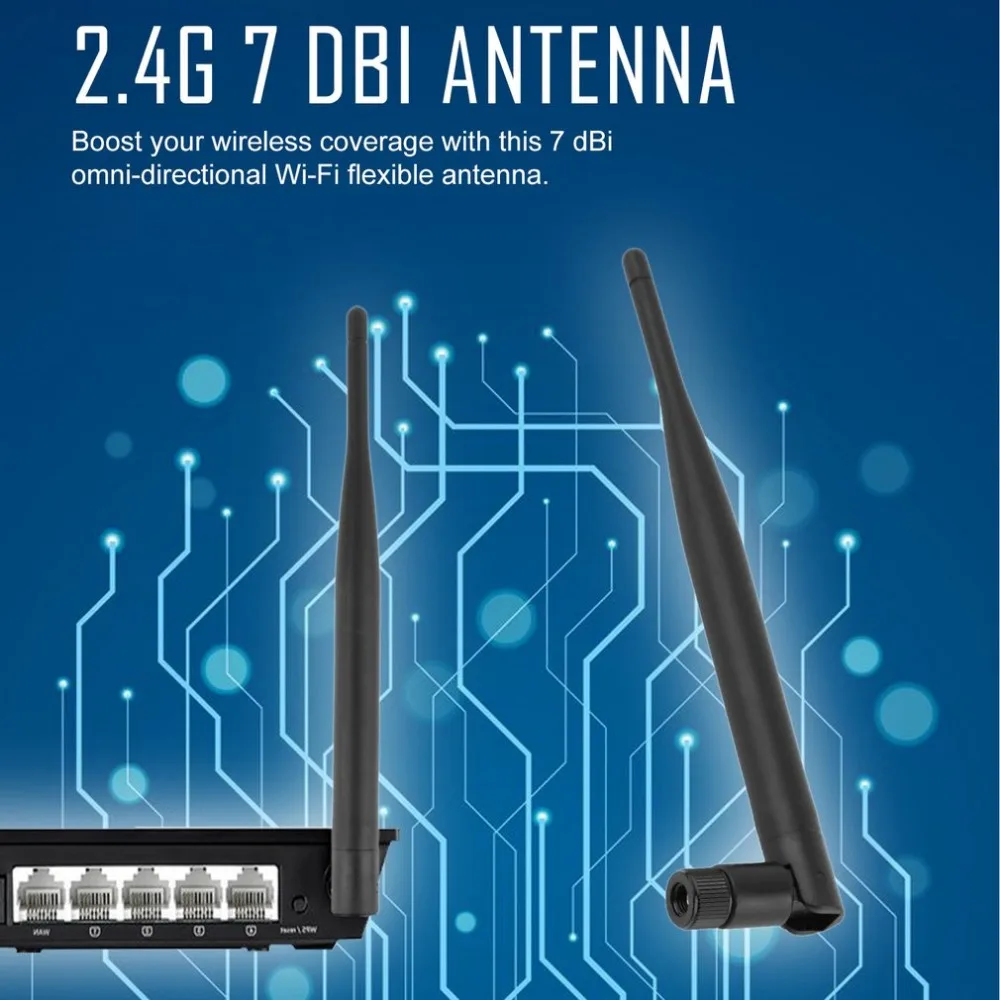 Wholesale 2.4GHz 7dBi Wireless WIFI Antenna Booster WLAN RP-SMA f PCI Card Modem Router Drop Shipping
Wholesale 2.4GHz 7dBi Wireless WIFI Antenna Booster WLAN RP-SMA f PCI Card Modem Router Drop Shipping