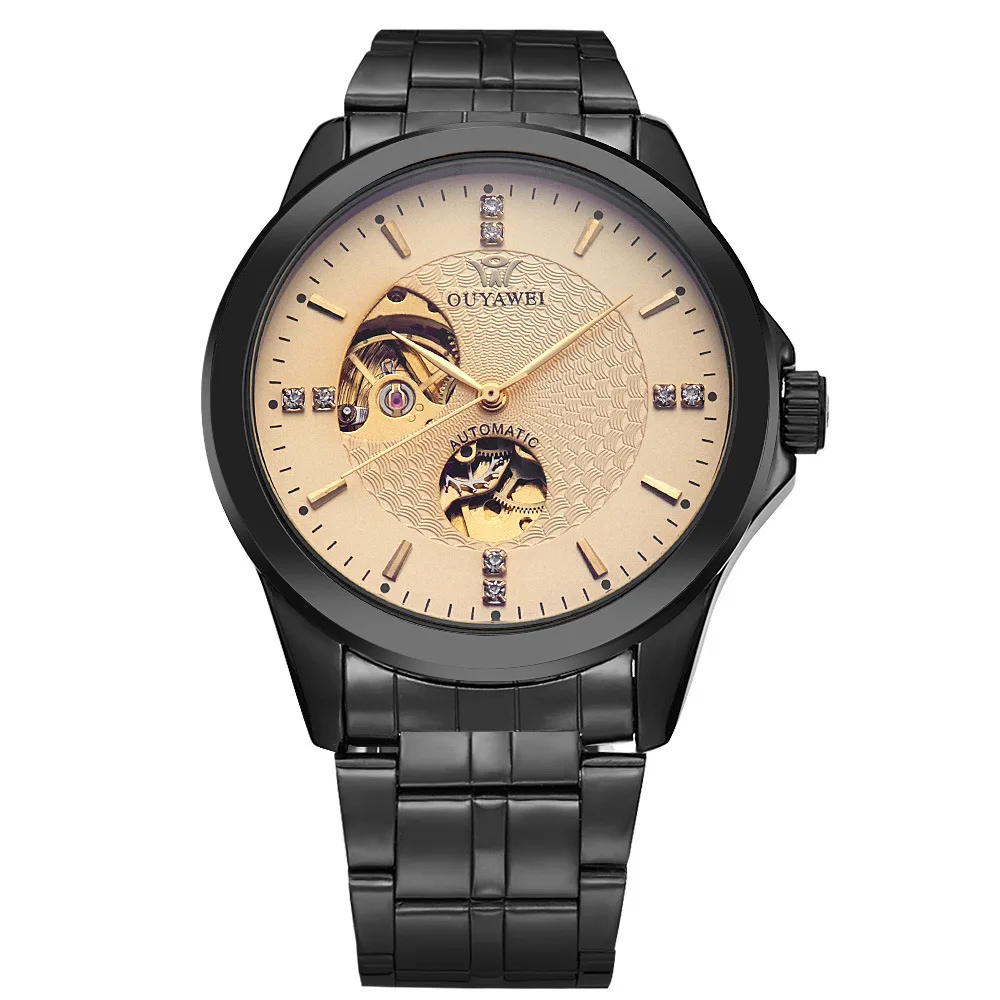 Europe-asia wei ouyawei Hollow out Steel Belt Black And White with Pattern Fully Automatic Waterproof Mechanical Wrist Watch
Europe-asia wei ouyawei Hollow out Steel Belt Black And White with Pattern Fully Automatic Waterproof Mechanical Wrist Watch
